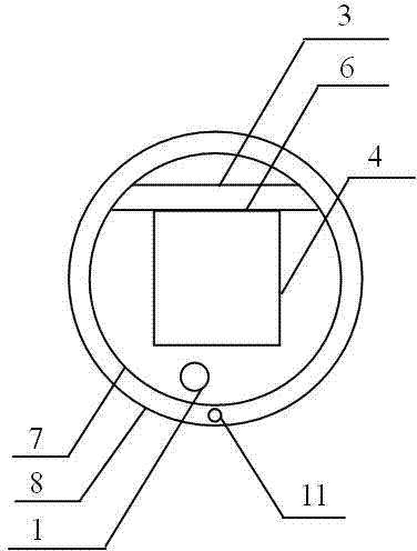 Drain tube for intracranial pressure monitoring