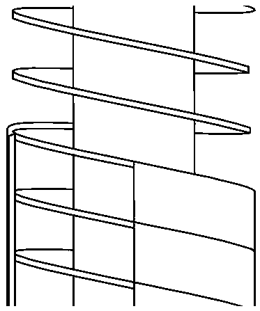 Soil crushing and blanketing type planting device