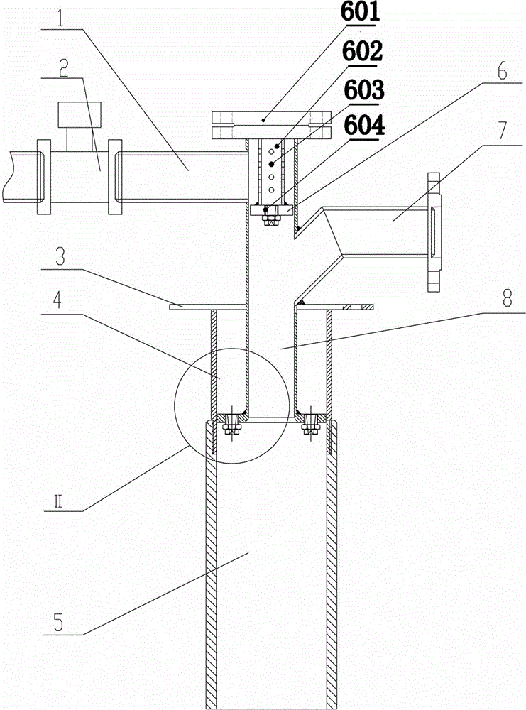 Powder-liquid anti-blocking mixer for medicine addition