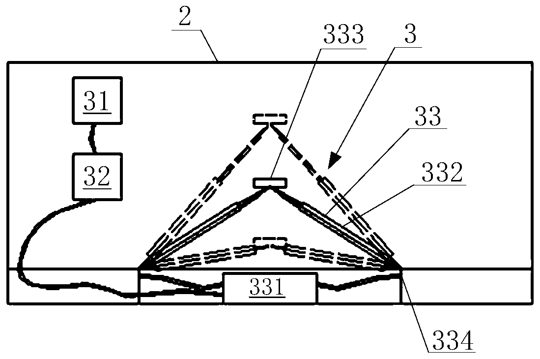 Structure for stabilizing cabin units