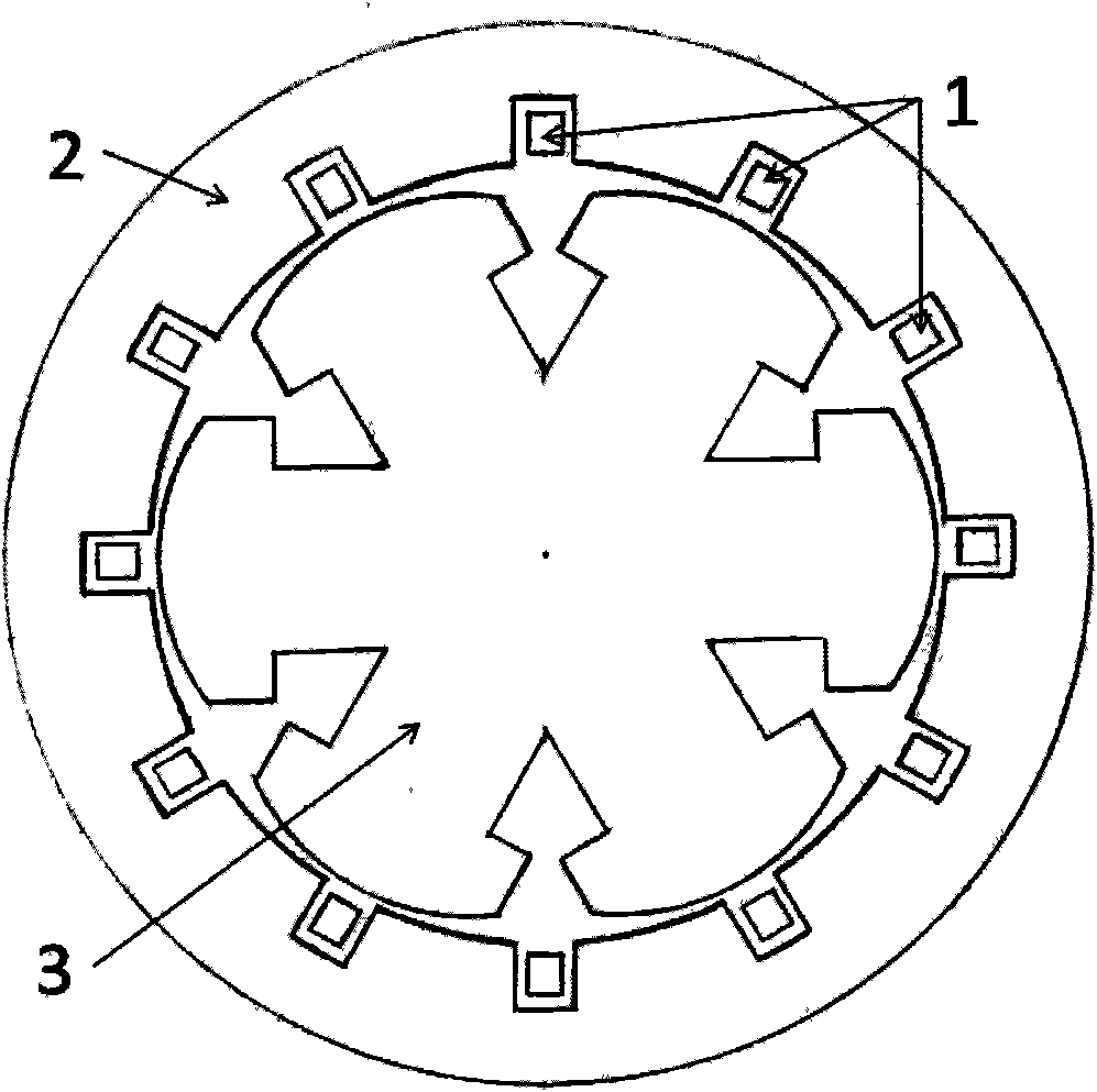 High-temperature superconducting motor