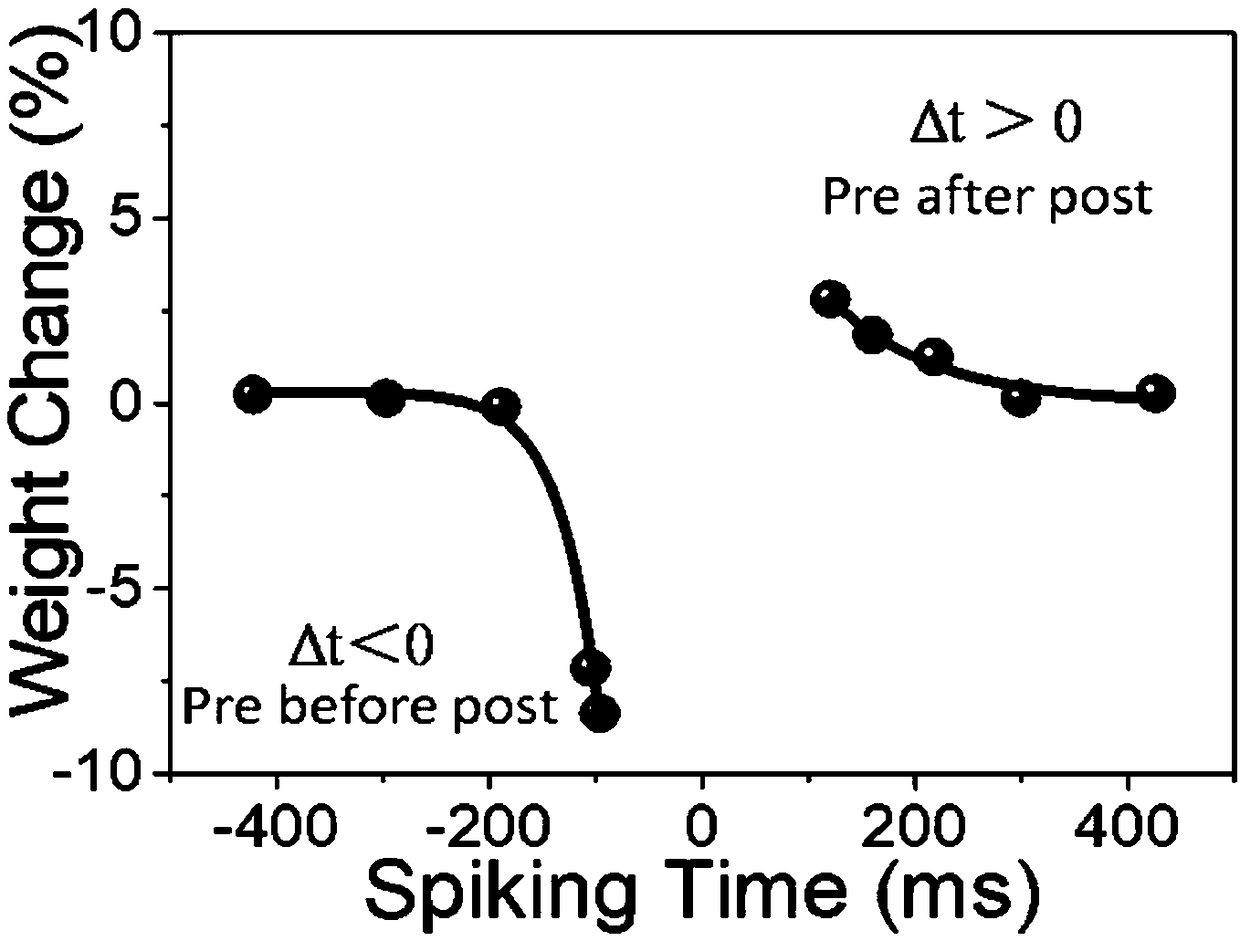 A method and device for simulate an optical synapse of an organism