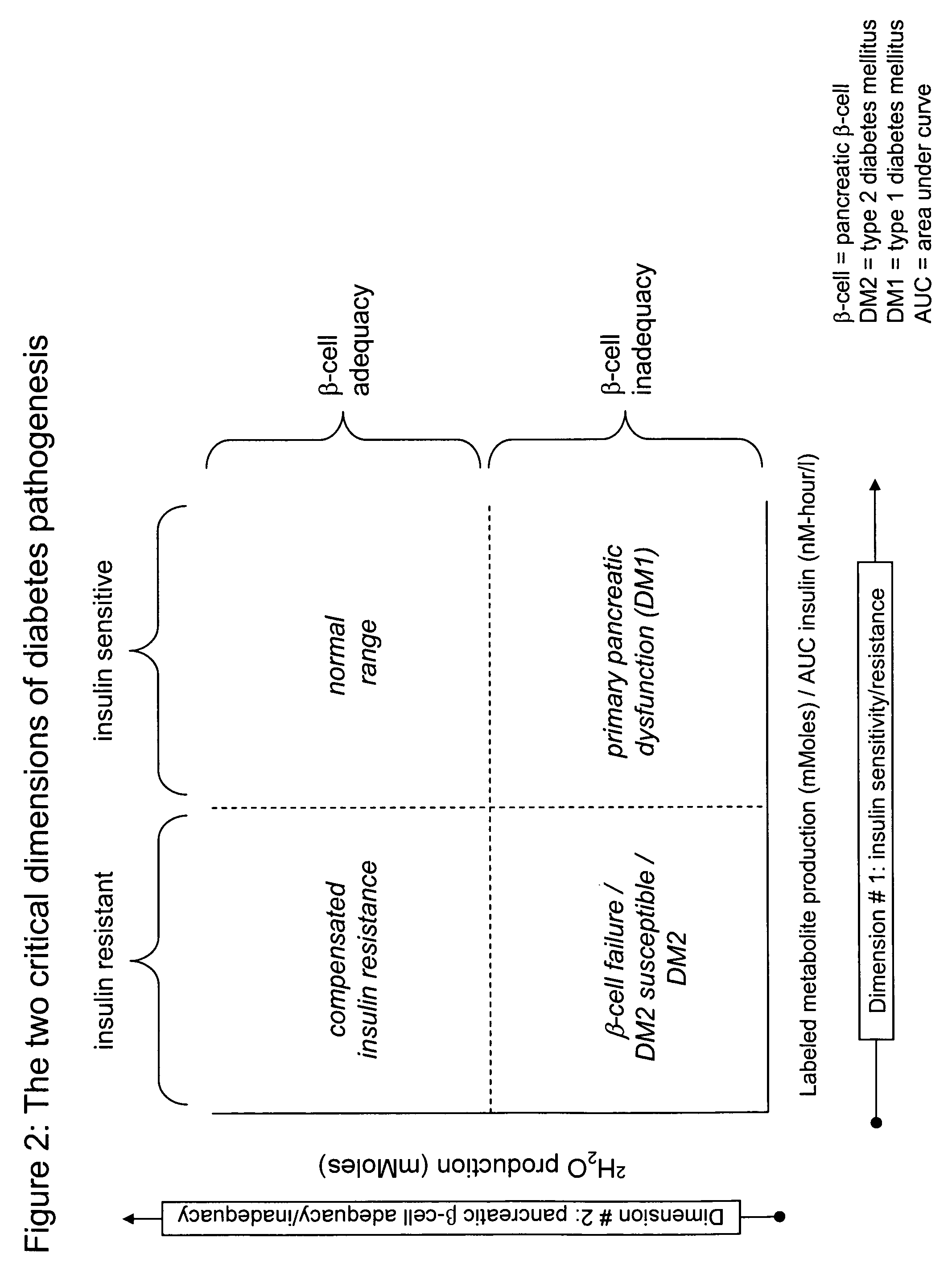 Monitoring two dimensions of diabetes pathogenesis