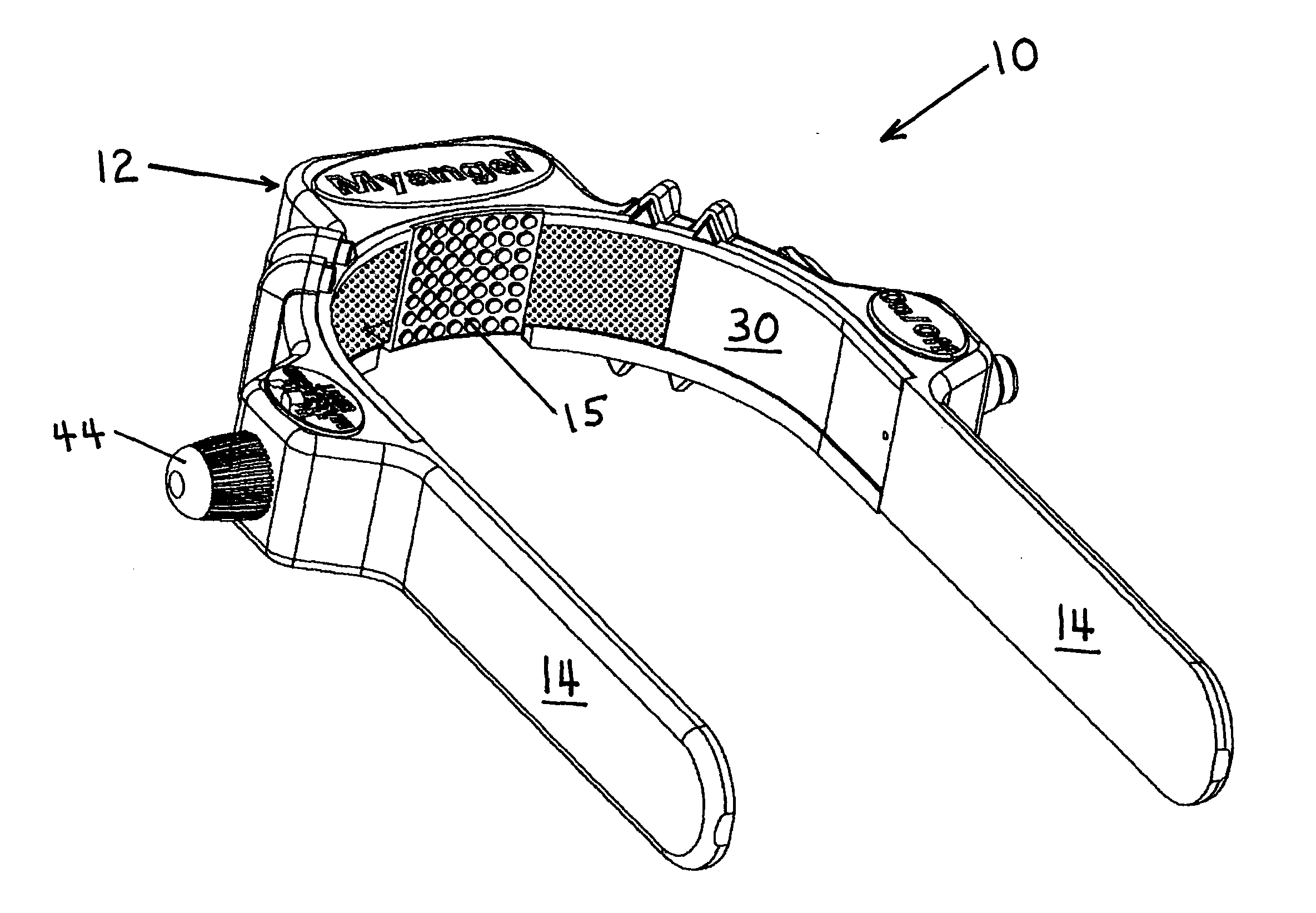 Cervical heat and vibration massage apparatus