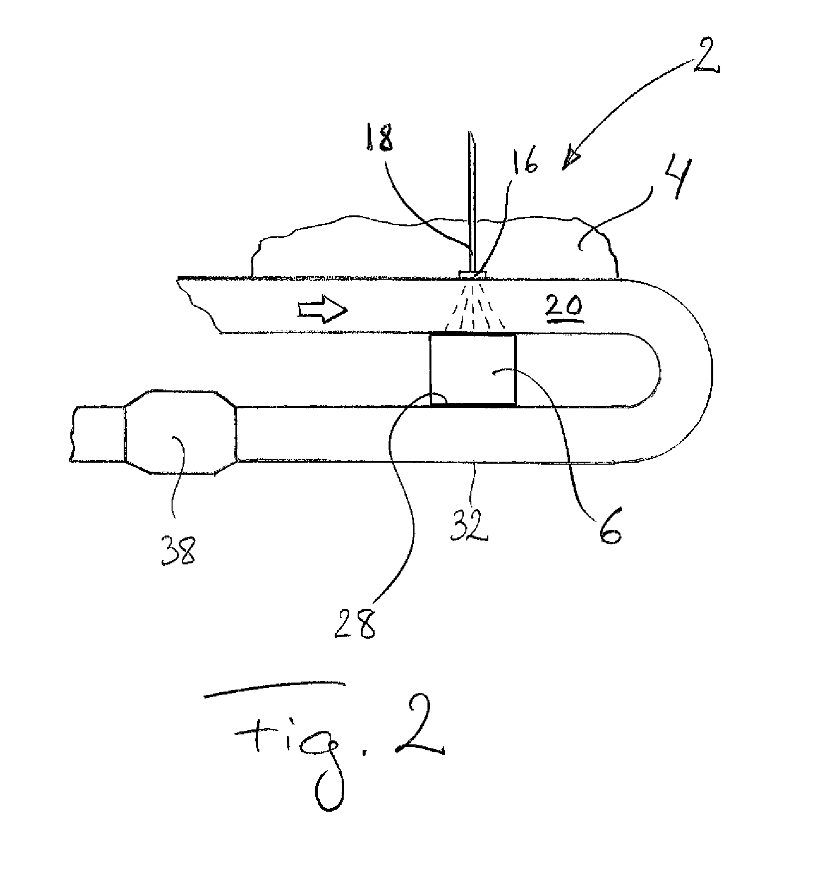 Exhaust post-treatment device and method for a vehicle, with a reductant vaporising surface being warmed by a peltier element