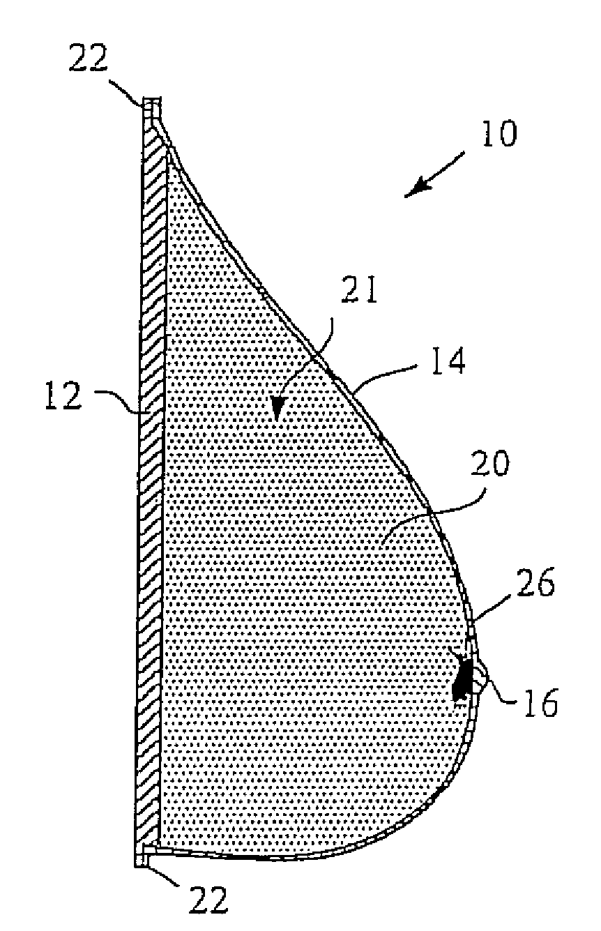 External breast prosthesis