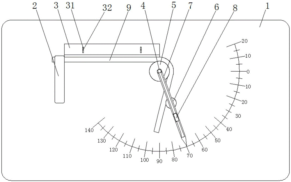 Cable deflection testing device and testing method thereof