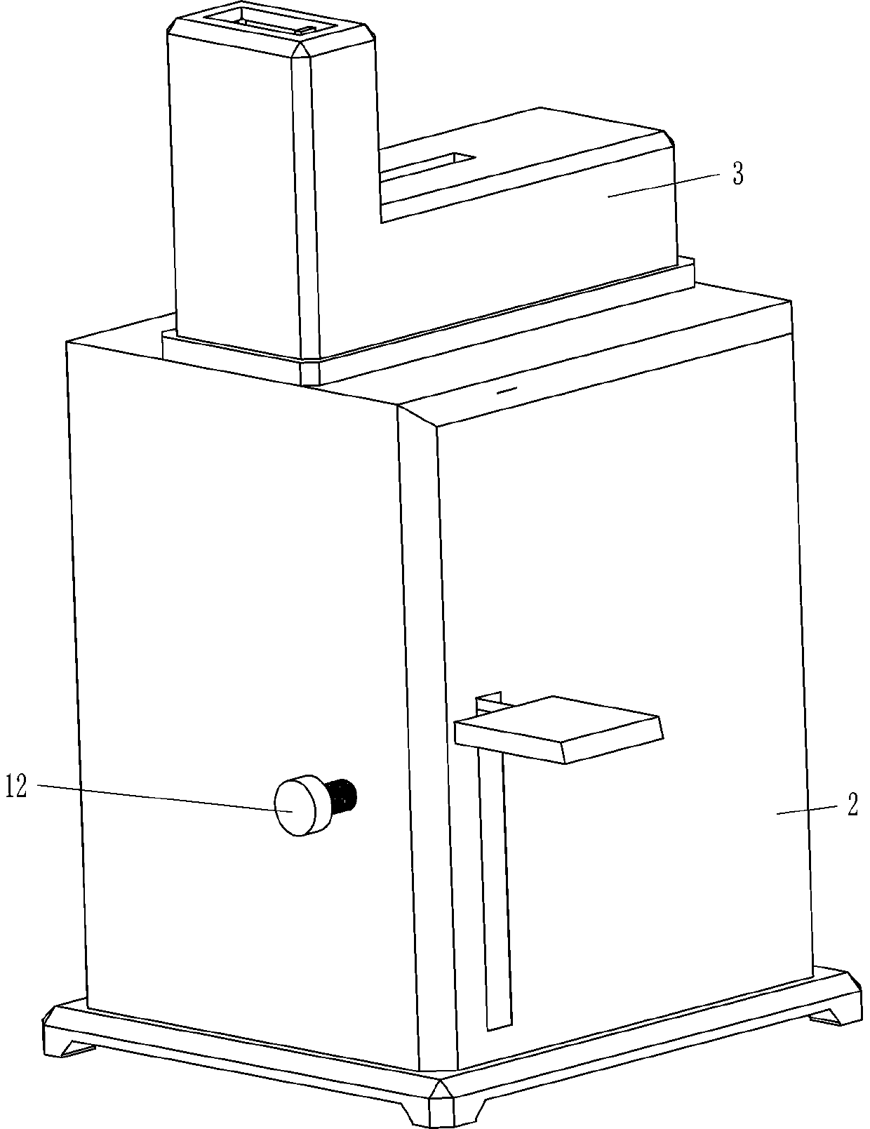 Disposable mask collecting box capable of avoiding infection