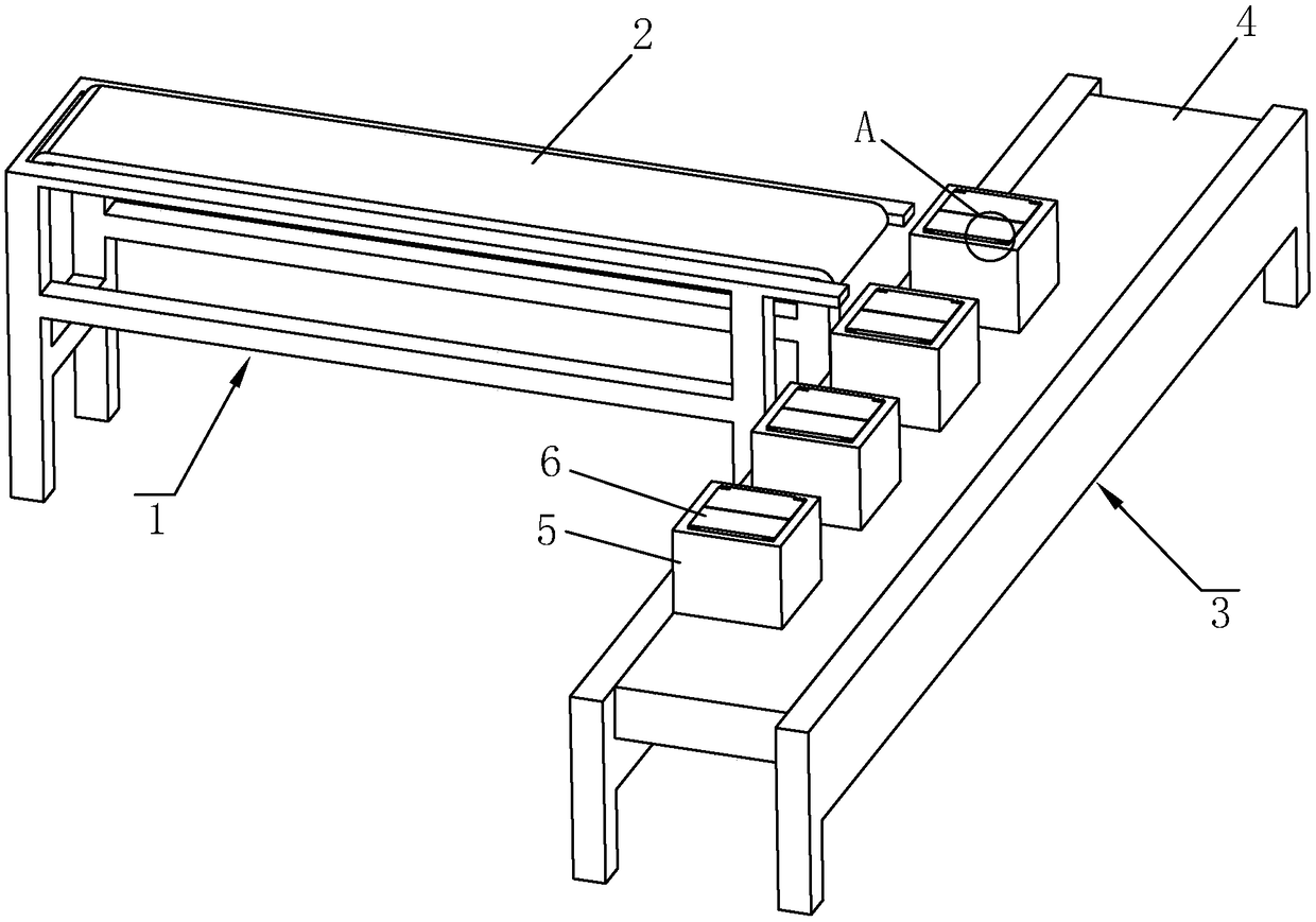 Waste circuit board conveying and loading device