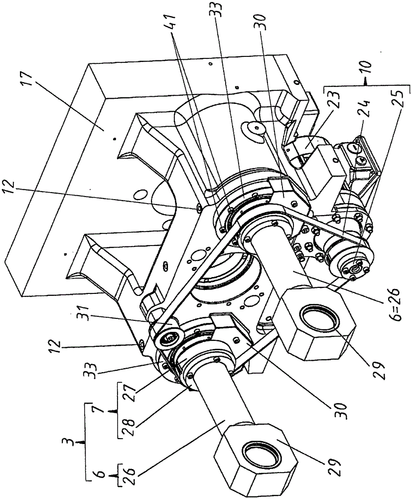 Clamping unit for molding machine