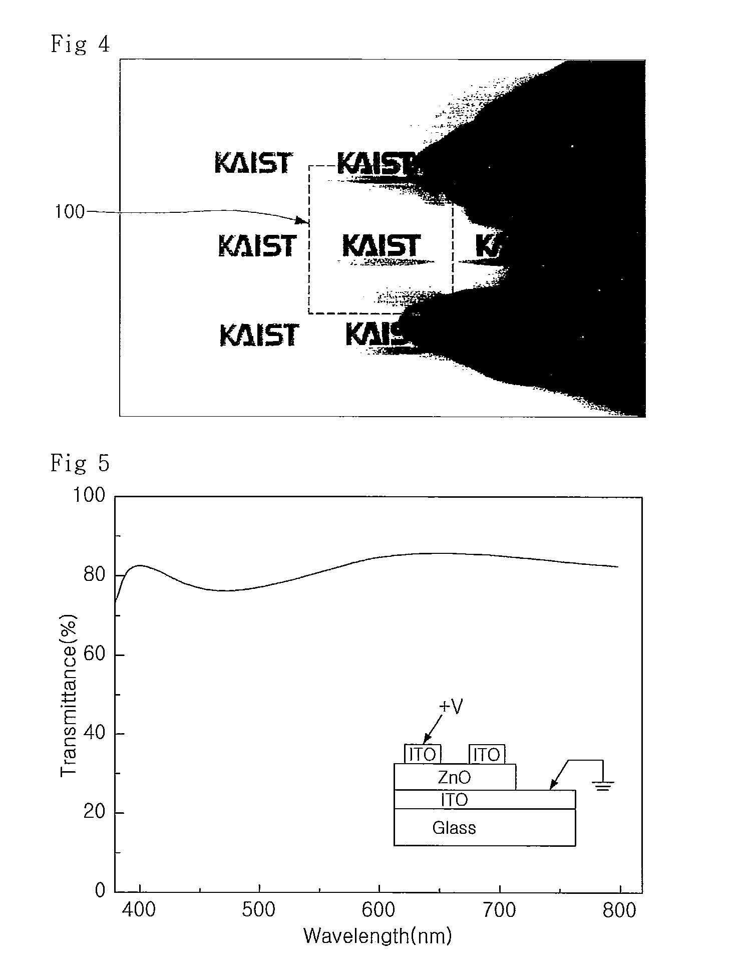 Transparent memory for transparent electronic device