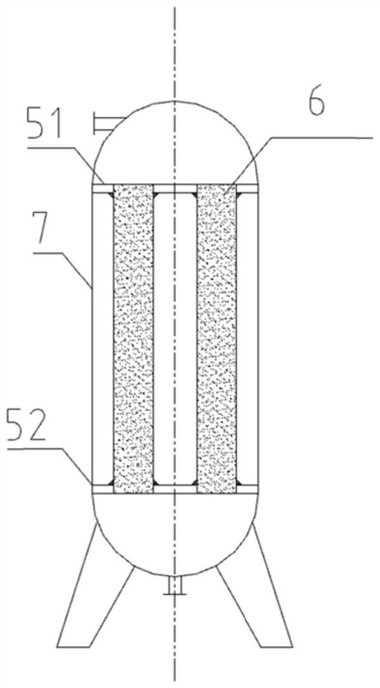 A kind of hypophosphite treatment device and method for preventing iodine loss