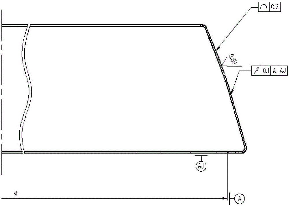 Thermoforming device and process of ring-shaped part formed by titanium alloy sheet