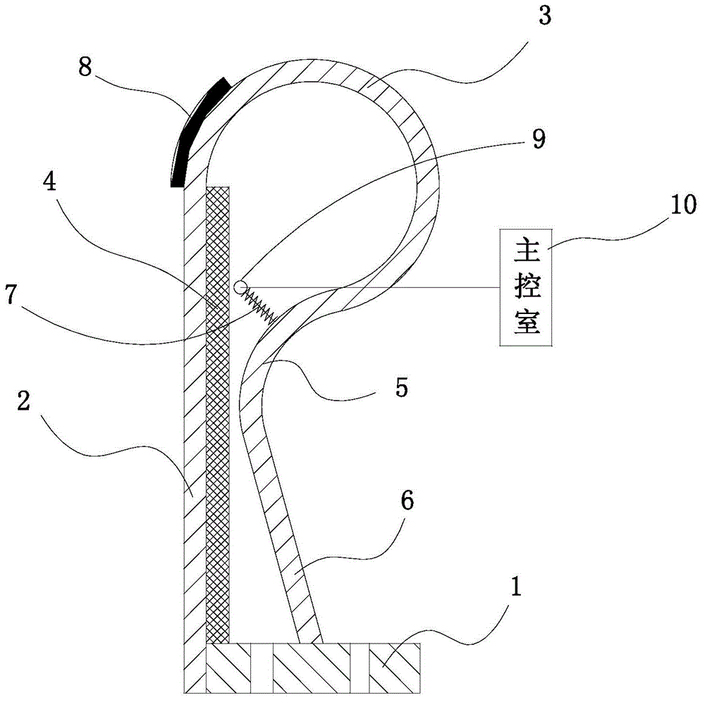 Intelligent detection type protective acoustic panel for road