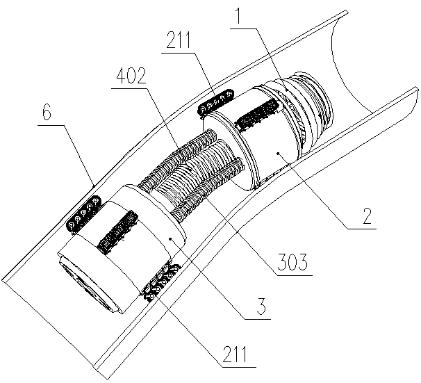 Coal powder removal method in coal seam gas exploitation pipeline