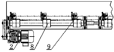 Novel continuous bar material chromium plating production line