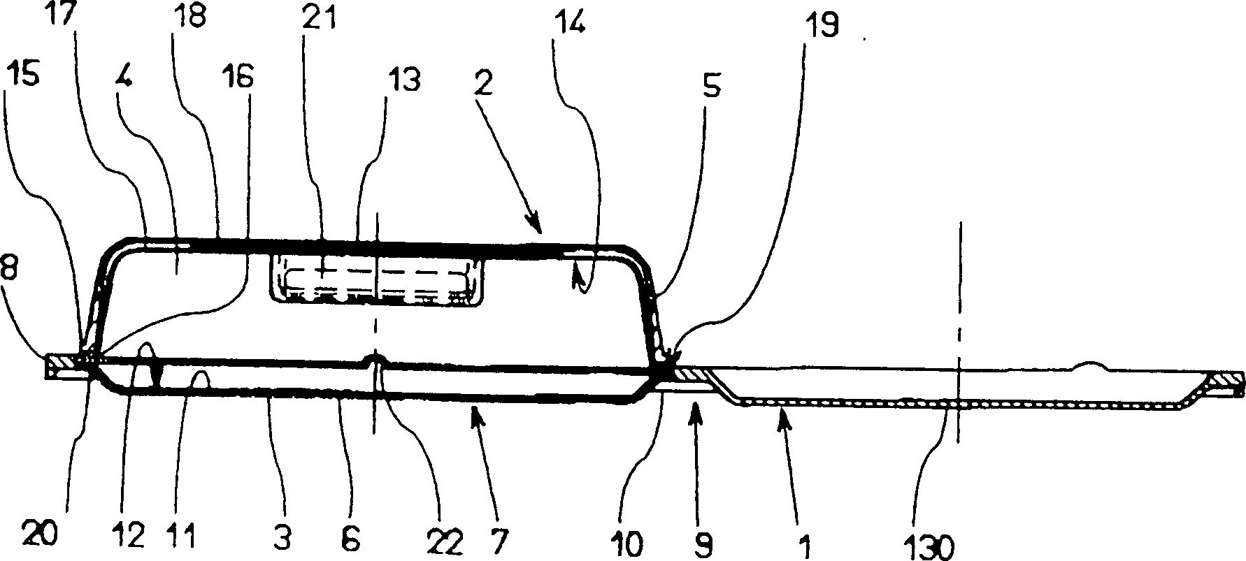 Method and device for instituional distribution of meals