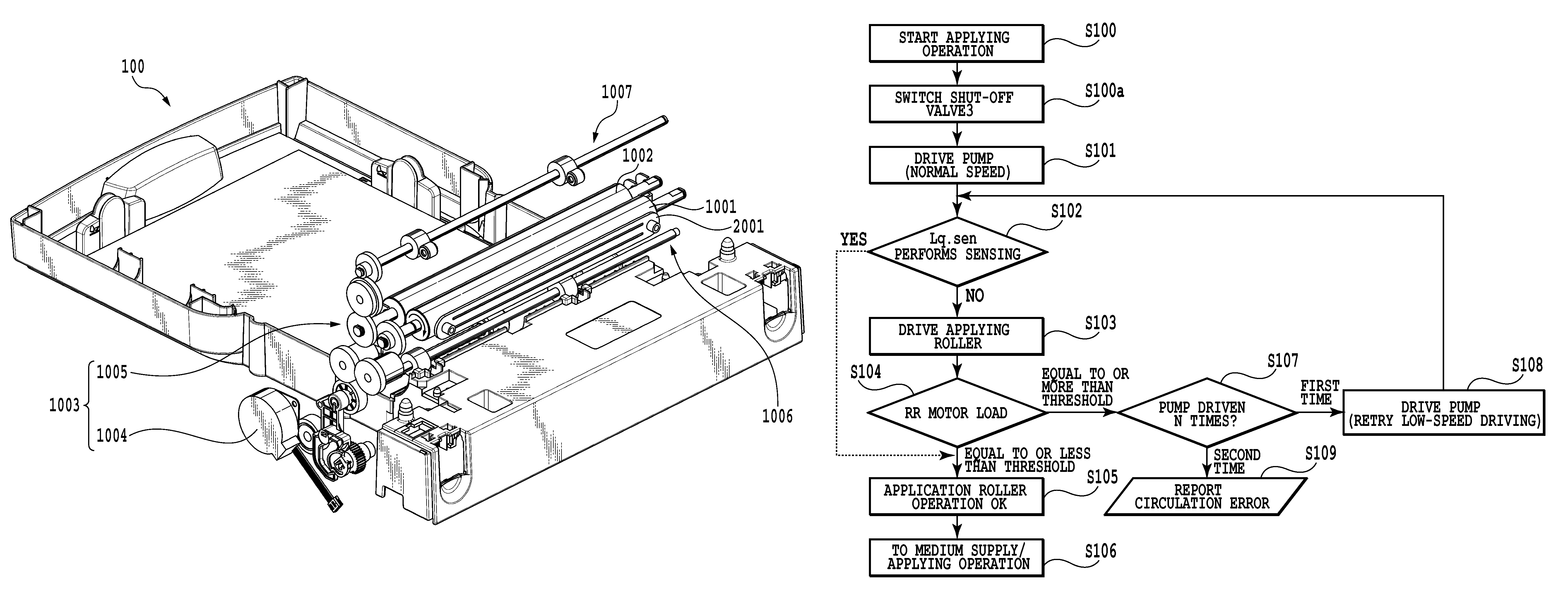 Liquid applying apparatus, method of controlling the same, and ink jet printing apparatus