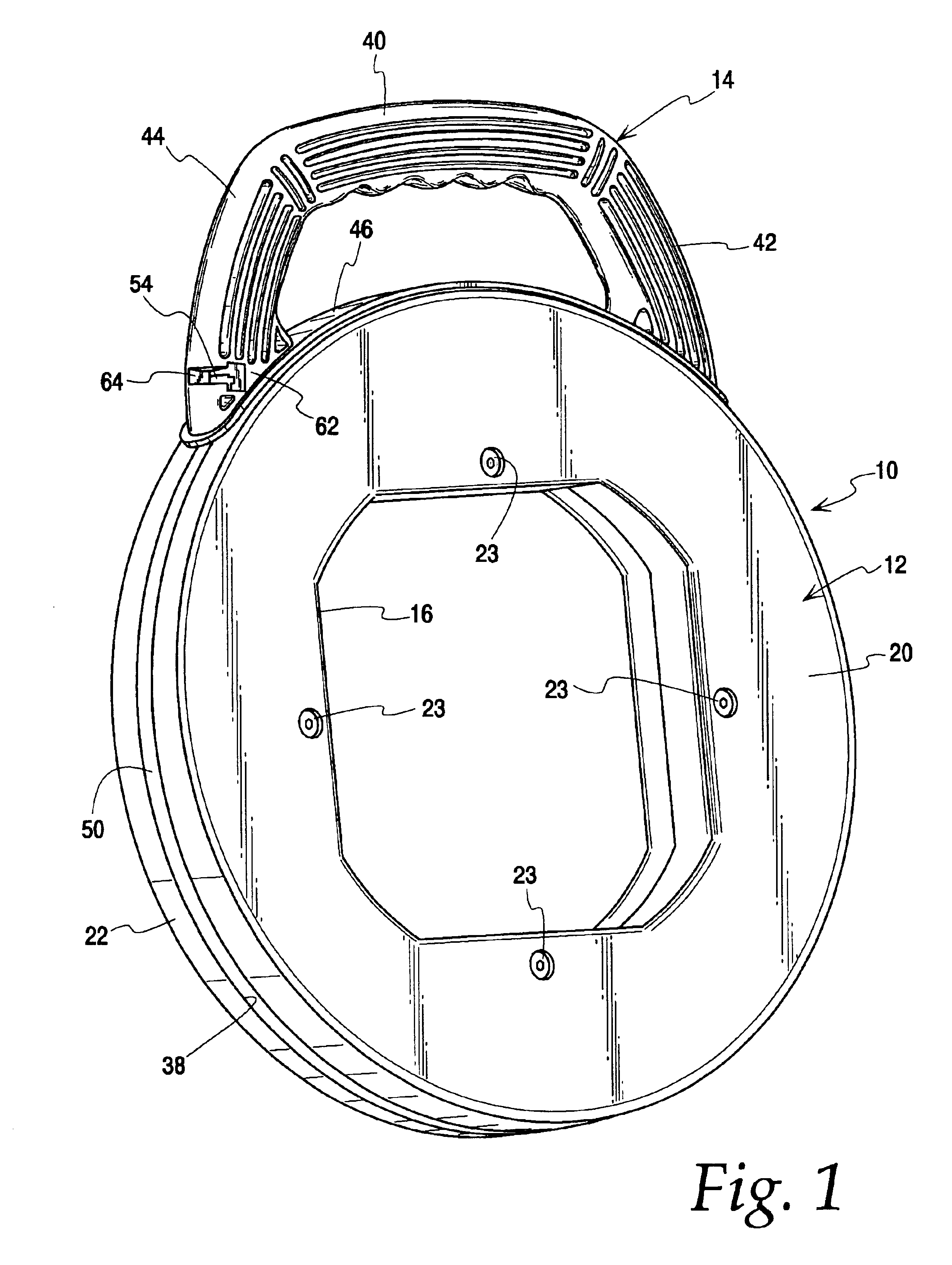 Fish tape handle with retention feature