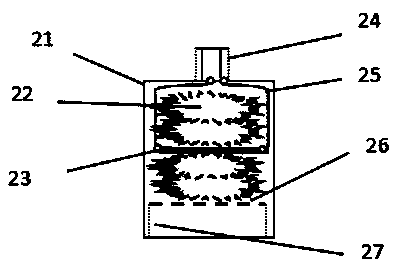 Handheld olefin-heated moxibustion device and application method thereof