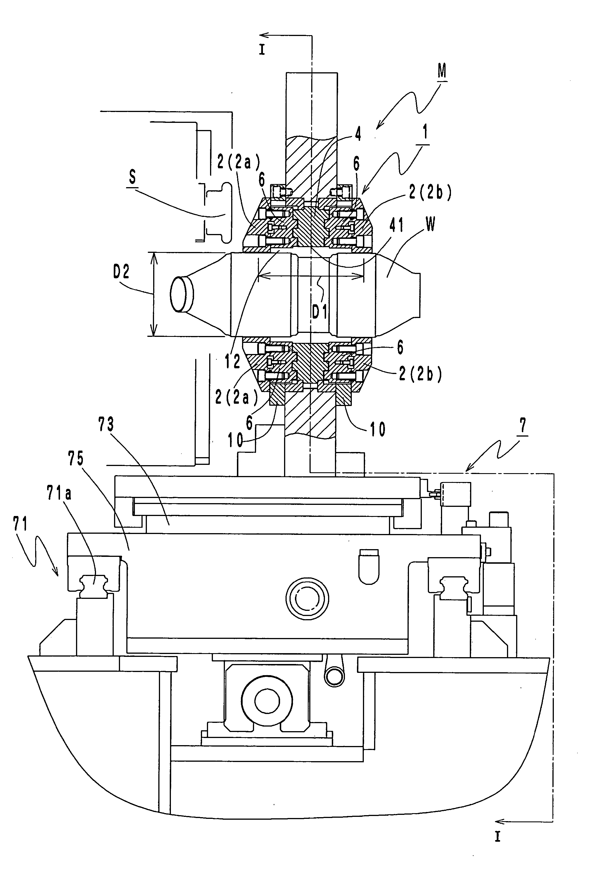 Work fixing device