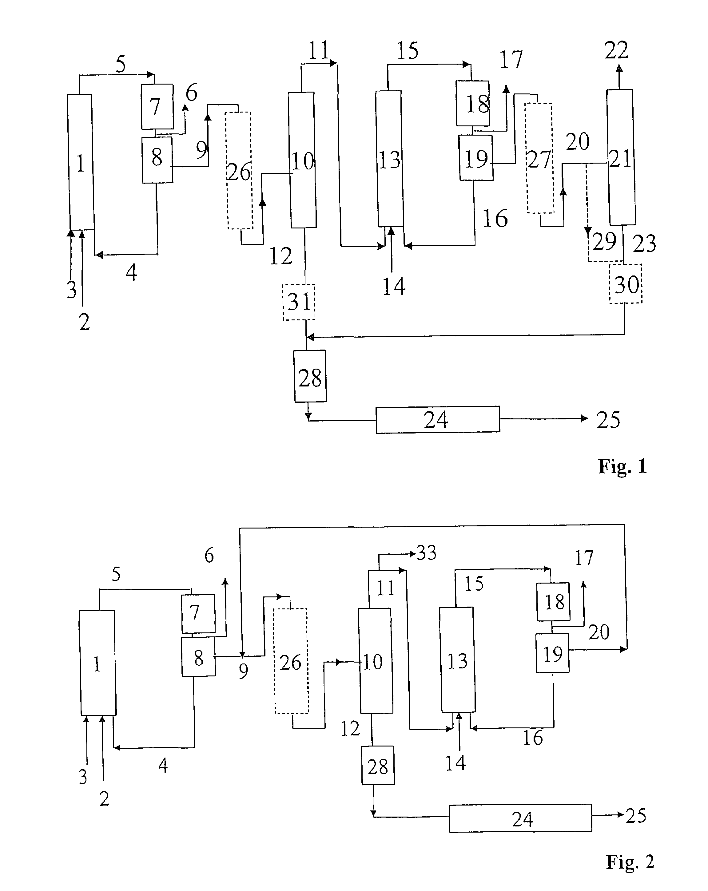 Process for preparing alcohols from olefins by hydroformylation and hydrogenation