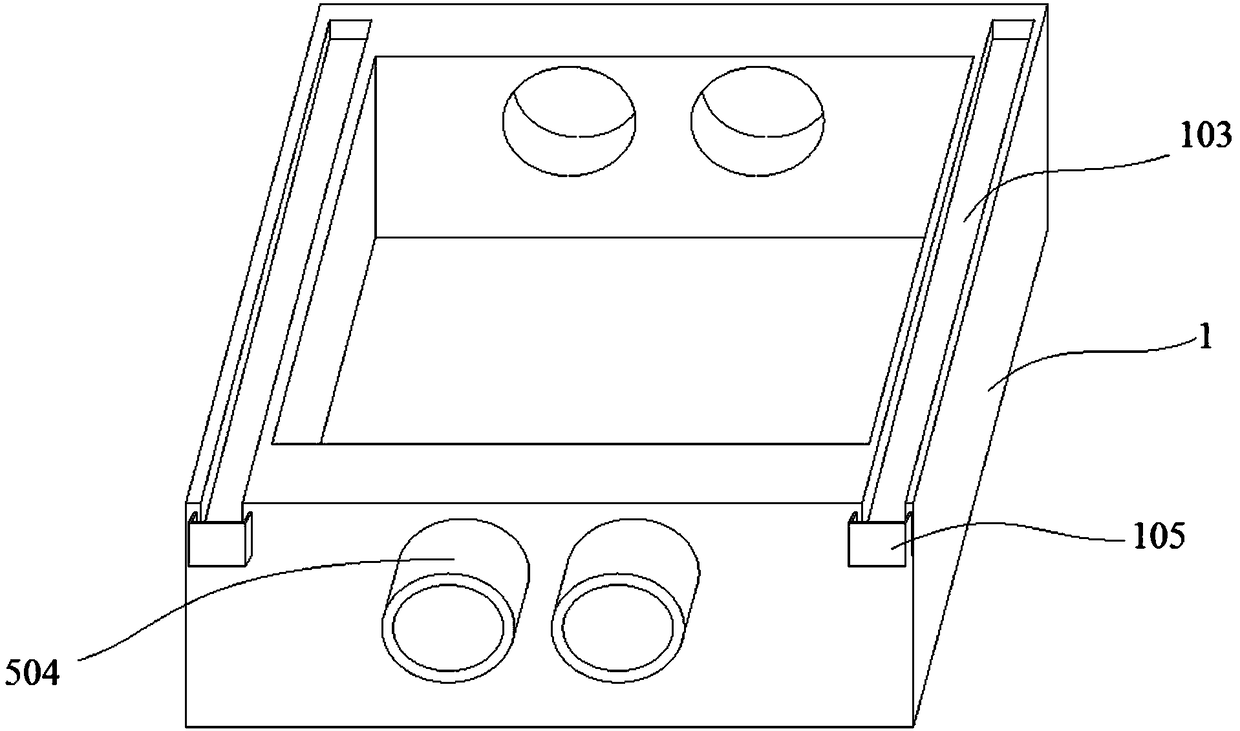 Connection box having connection terminal component