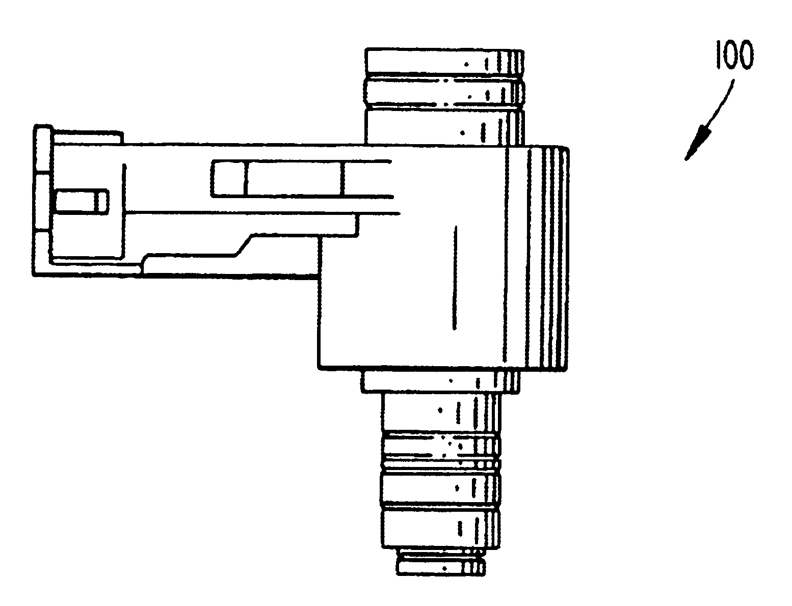 Air assist fuel injector guide assembly