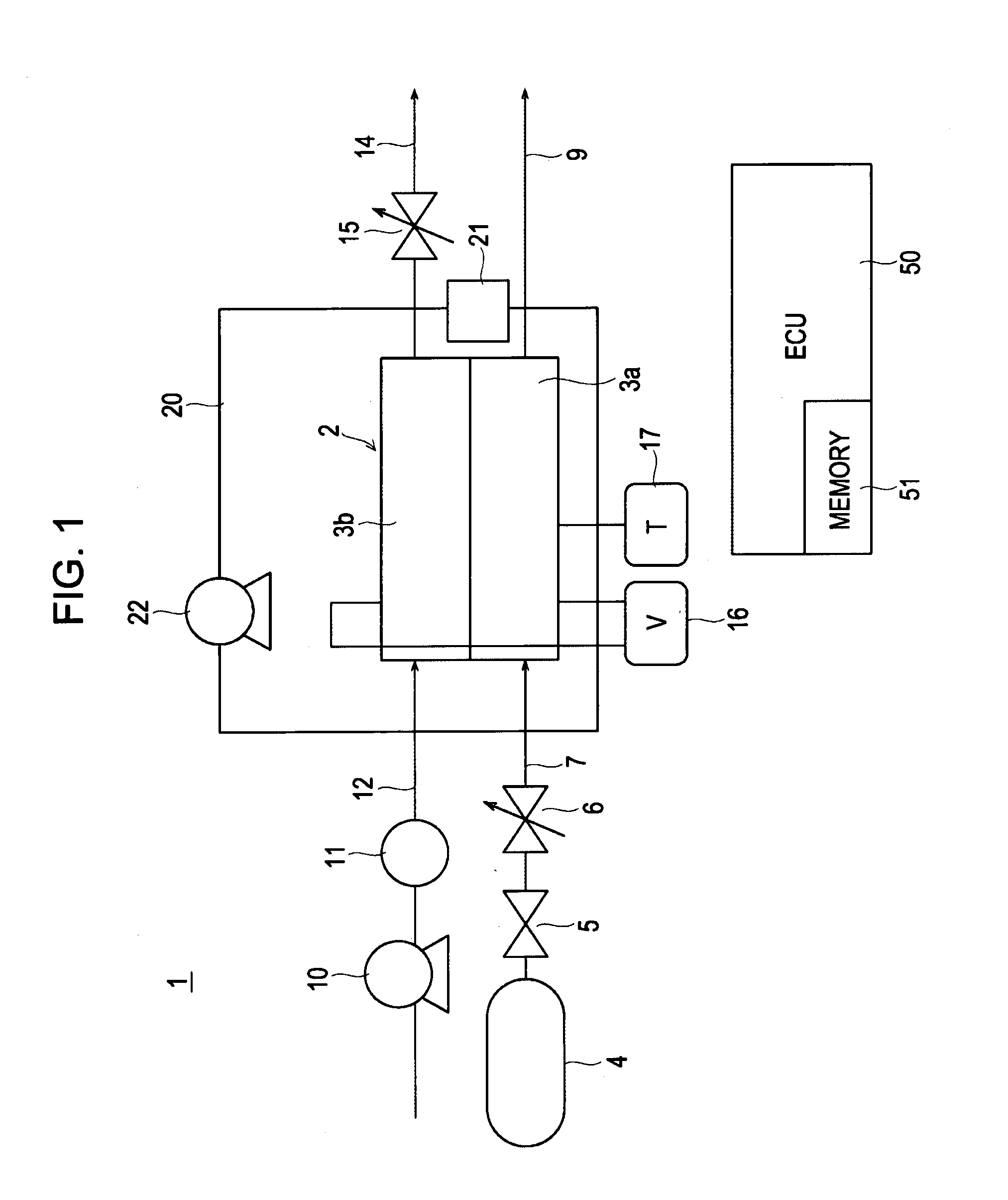 Fuel cell system and method for recovering performance of a  fuel cell