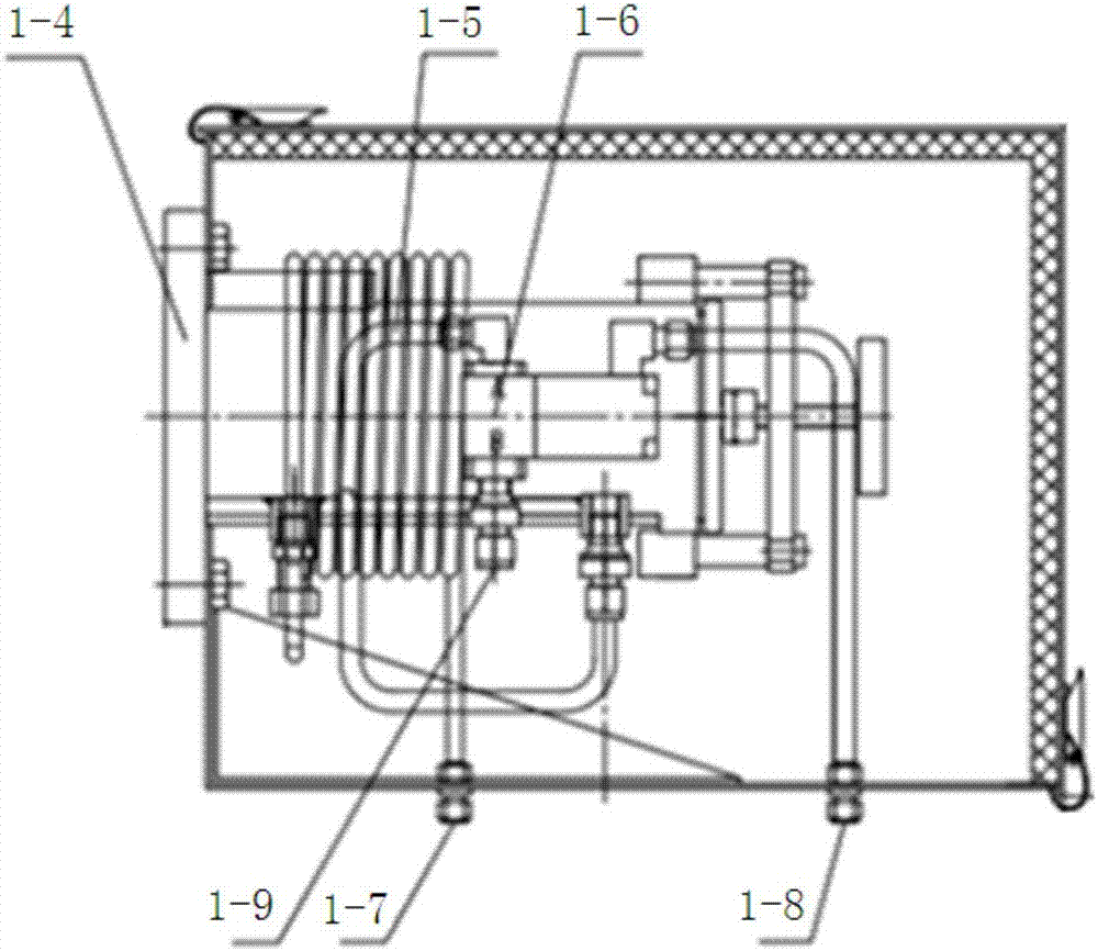 Gaseous pollutant multi-point matrix mixed sampling device, sampling method thereof and reverse blowing maintenance method