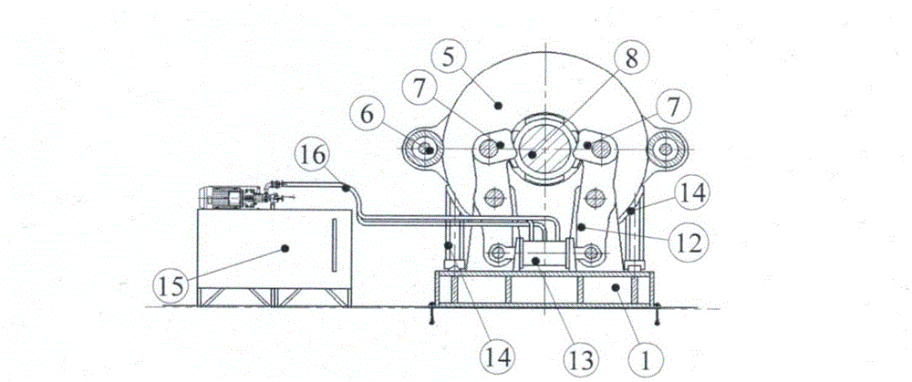 Alignment method and equipment for thick shaft parts