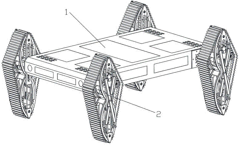 A Modified Wheel-Tread-Leg Composite Robot