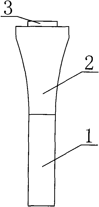 One-step molding method of vase-shaped columnar pier for urban viaduct bridges