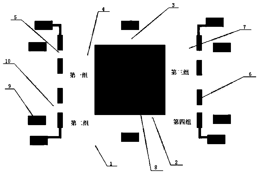 Bidirectional driving micro-mirror chip and manufacturing method thereof