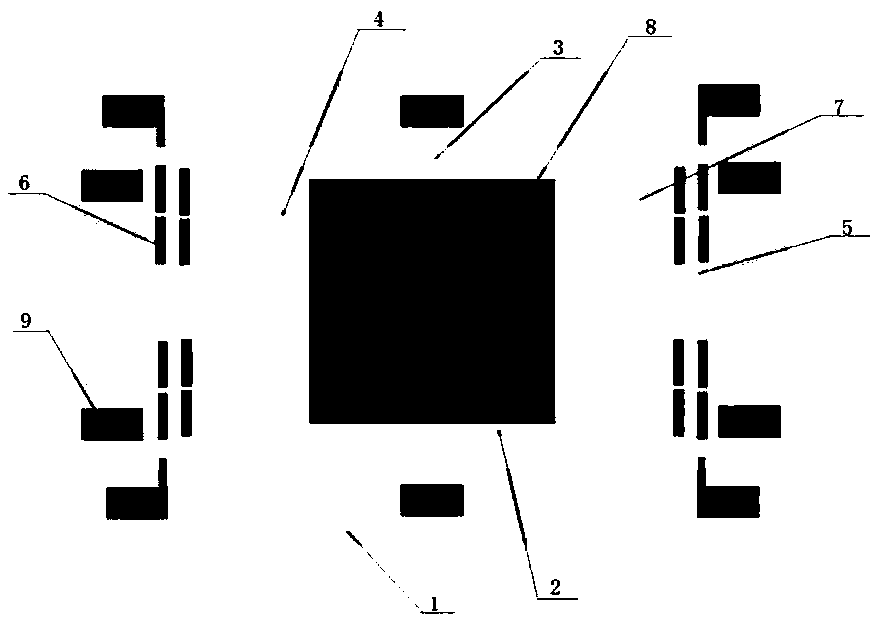 Bidirectional driving micro-mirror chip and manufacturing method thereof