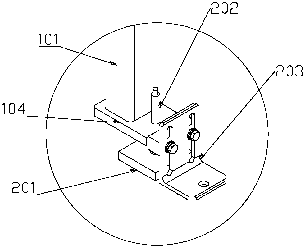 A centering platform of a ceiling automatic production line