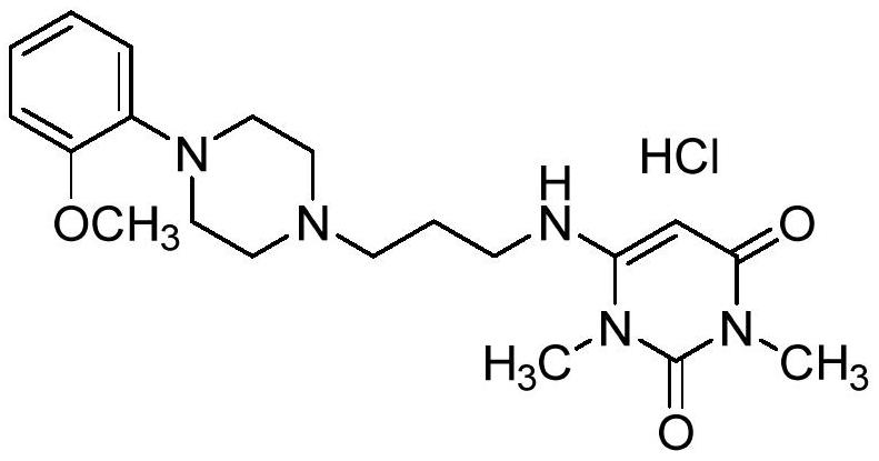 A kind of preparation method of urapidil hydrochloride