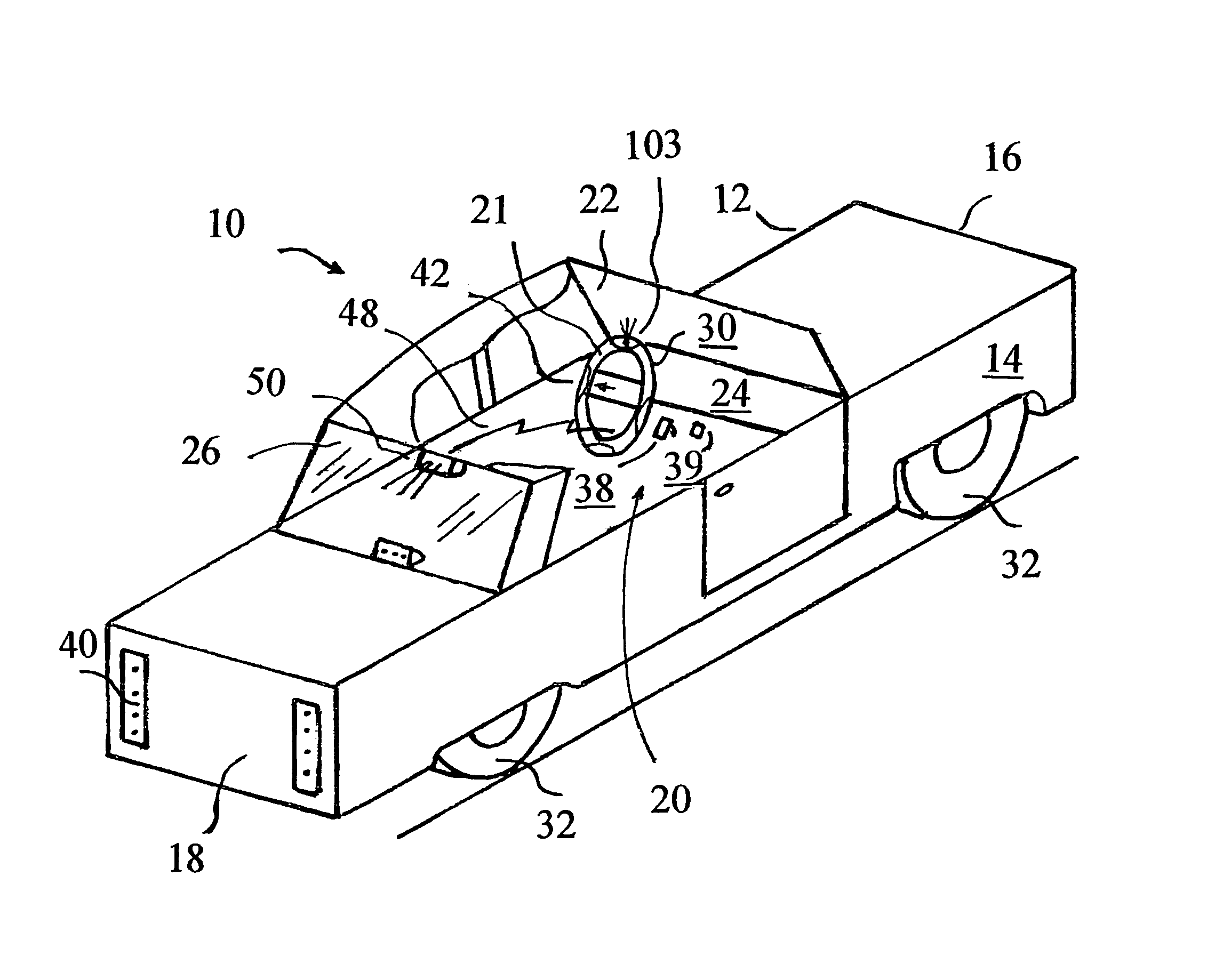 Rear-end collision warning light system