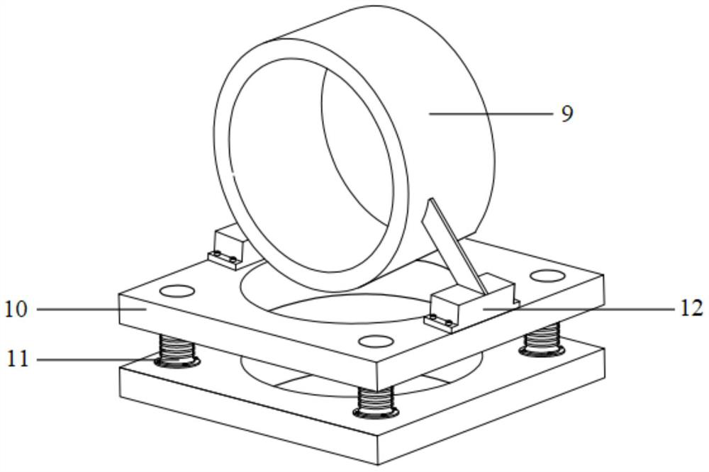 Impact-resistant multi-degree-of-freedom composite vibration isolator and vibration isolation system