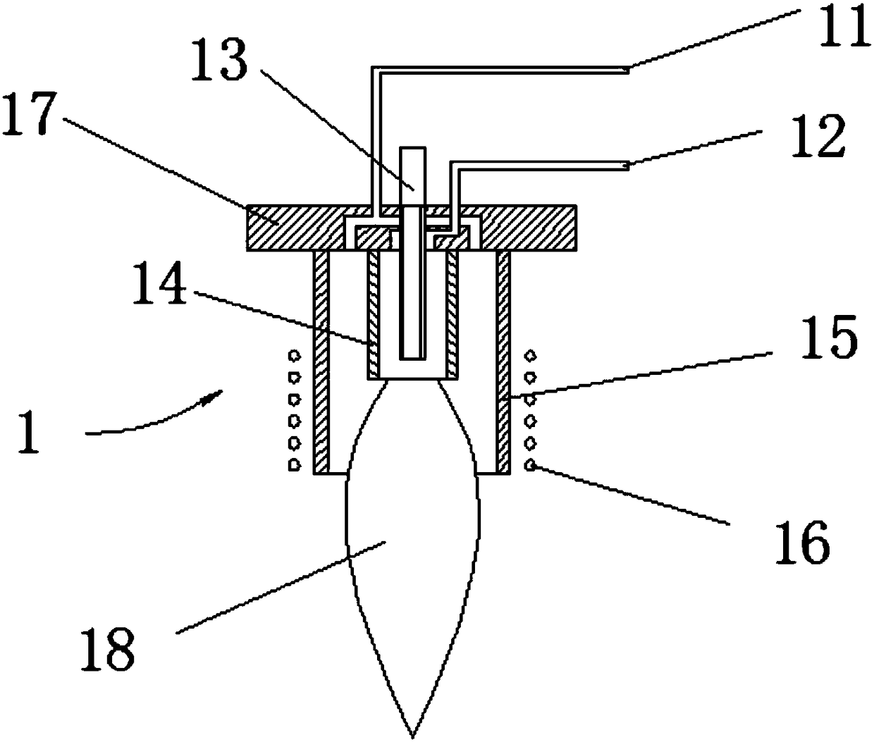 Method and device for preparing spherical titanium nitride powder