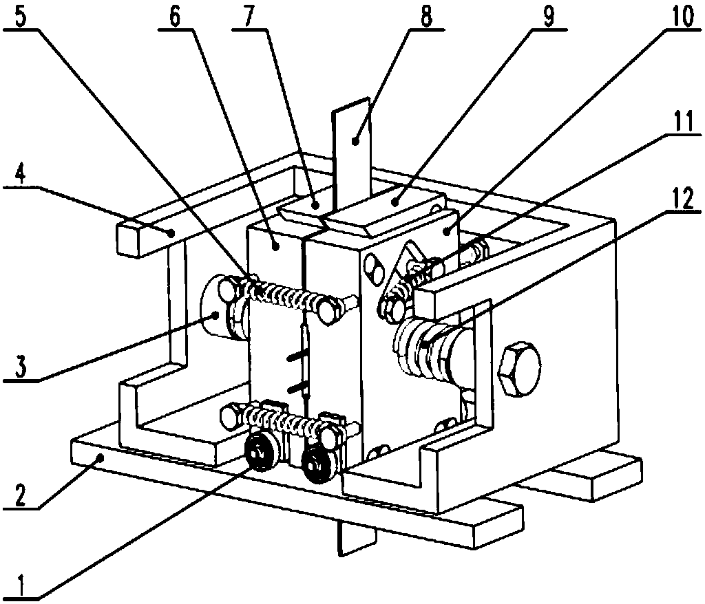 Asymmetric clamping device and experimental method for thin plate compression