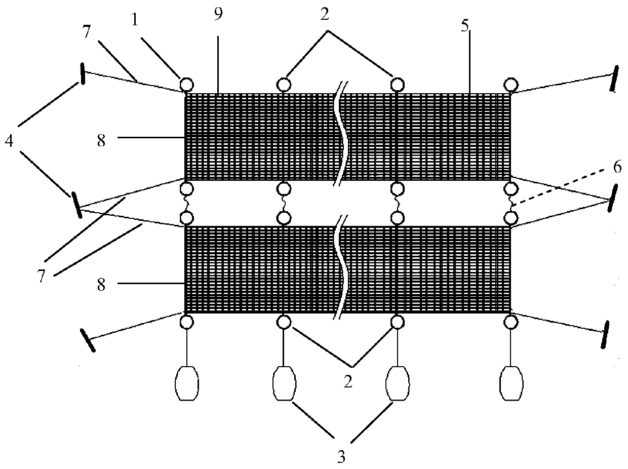 Prevention and control method for green algae in seawater pond based on physical shading layer