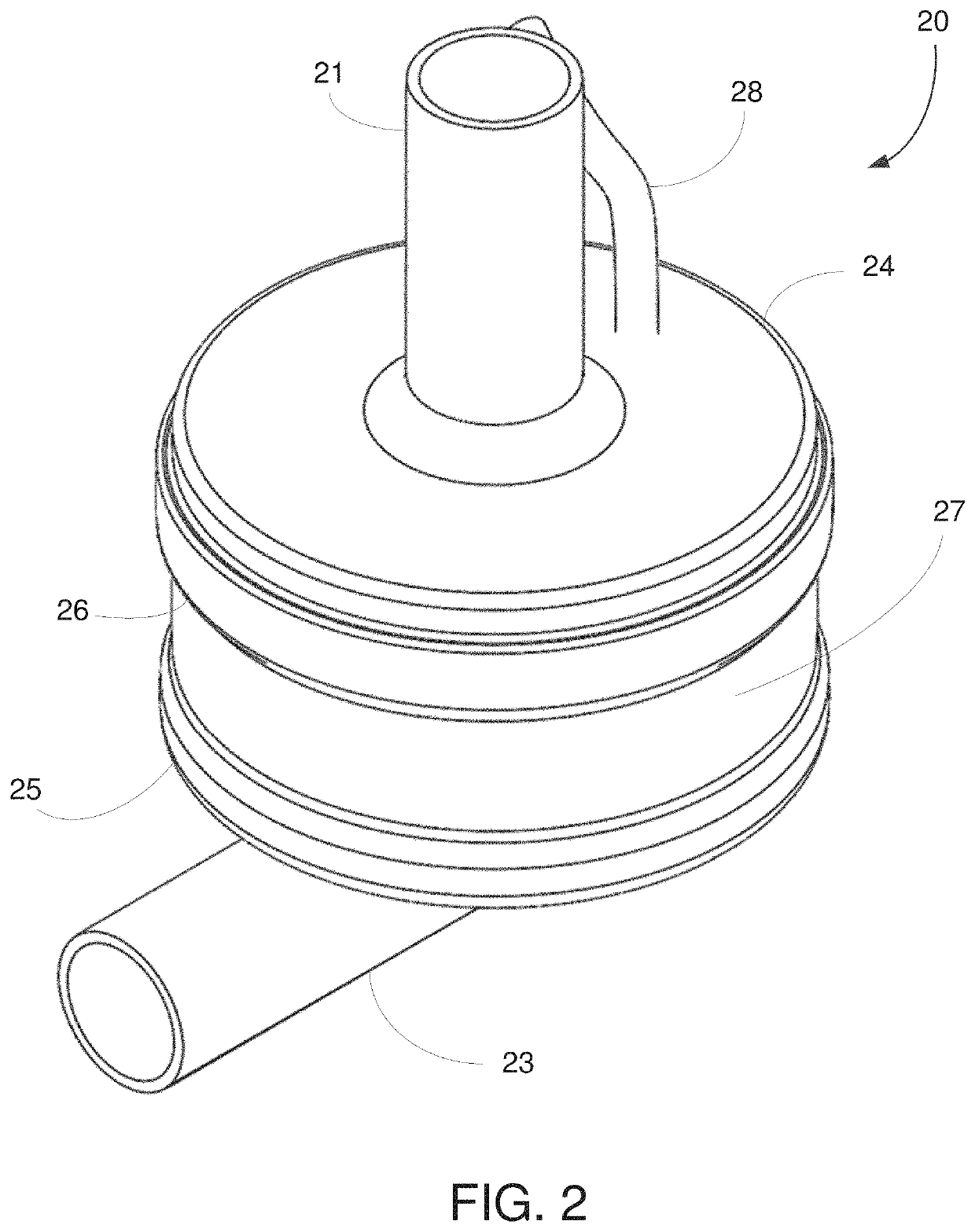 Implantable blood pumps comprising a linear bearing