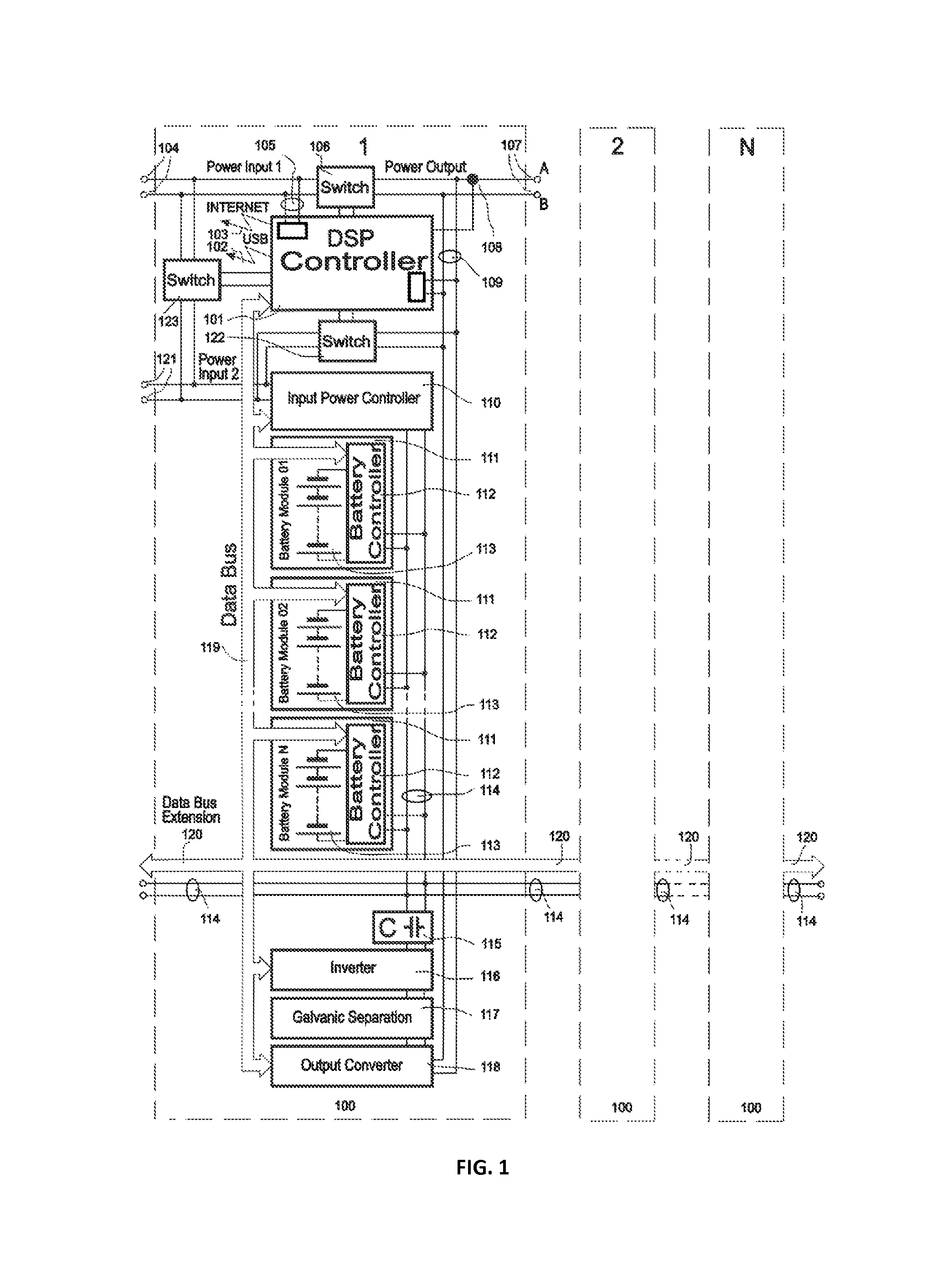 Multipurpose, universal converter with battery control and real-time power factor correction