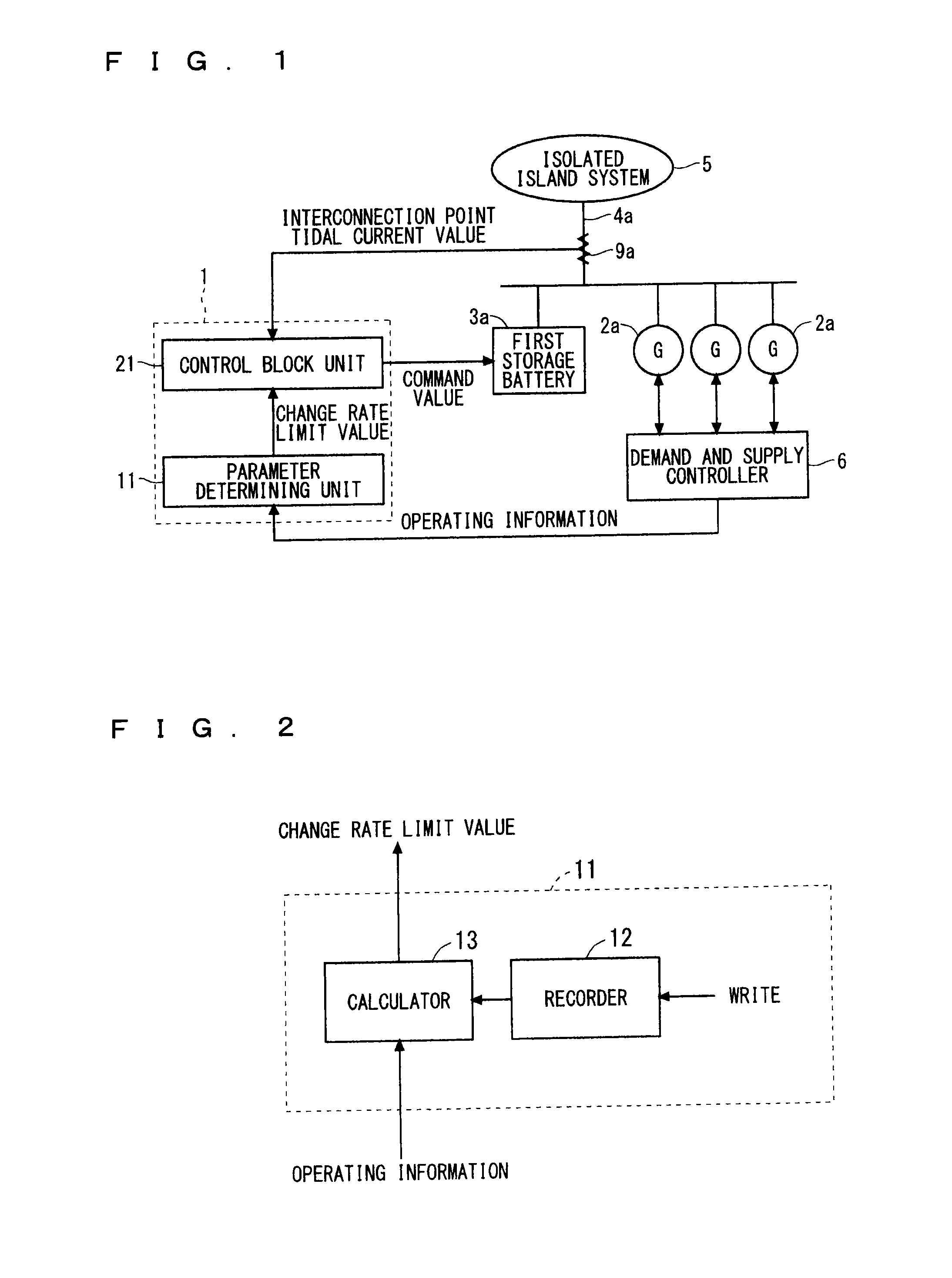 Frequency stabilizing apparatus for isolated system