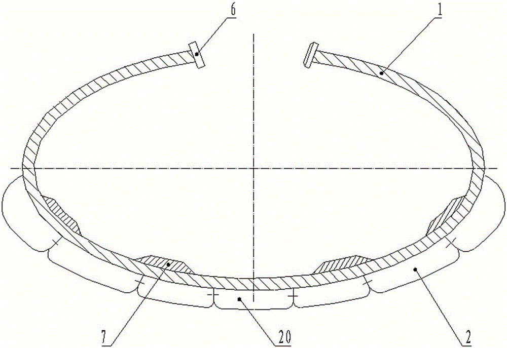 Pressurizing device for waist and abdomen