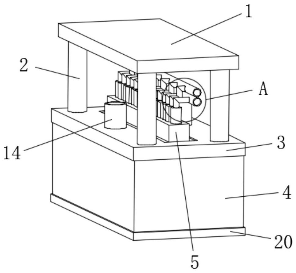 Ground tile joint filling device for building construction