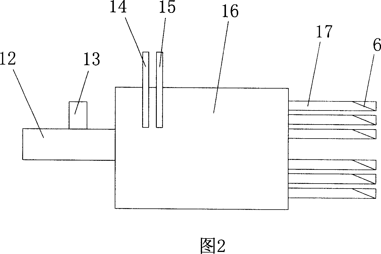 Heating method of concrete post stressed beam channel and heating device