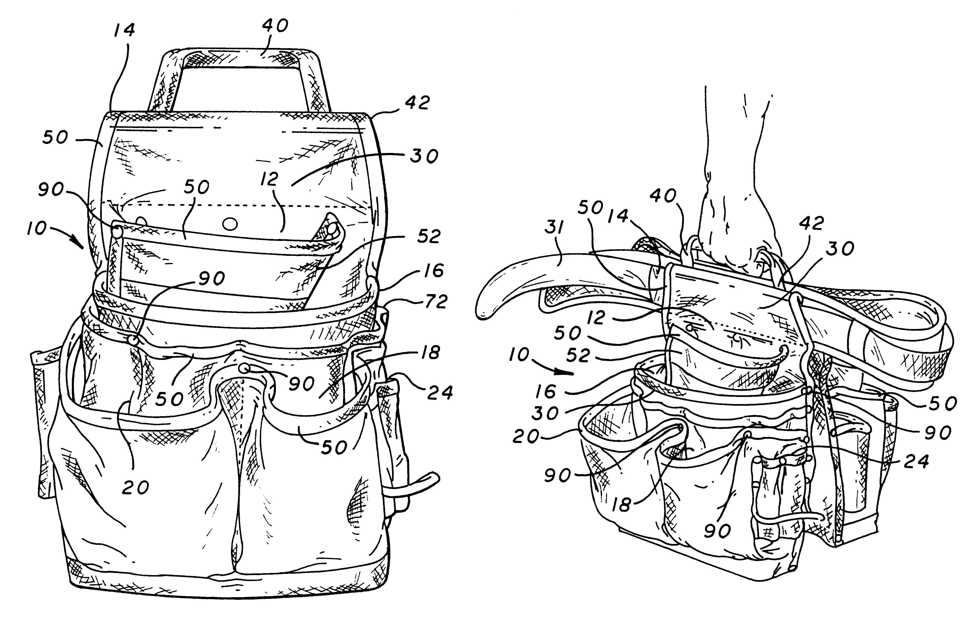 Specially configured tool carrier