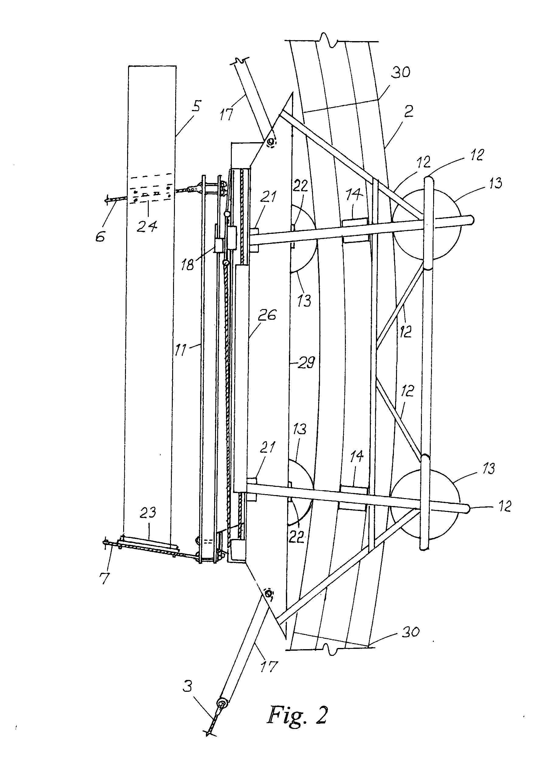 Carriage wheel ocean turbine